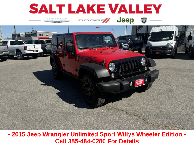 2015 Jeep Wrangler Unlimited Vehicle Photo in Salt Lake City, UT 84115-2787