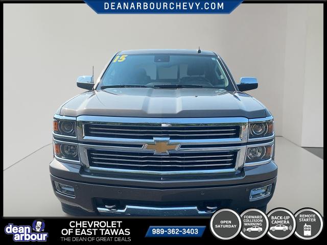 Used 2015 Chevrolet Silverado 1500 High Country with VIN 3GCUKTEJ2FG371163 for sale in East Tawas, MI