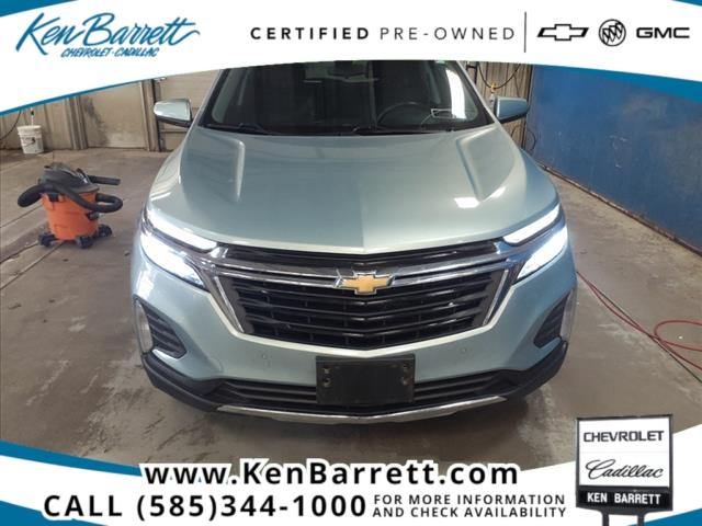 Certified 2022 Chevrolet Equinox LT with VIN 2GNAXUEVXN6142129 for sale in Batavia, NY