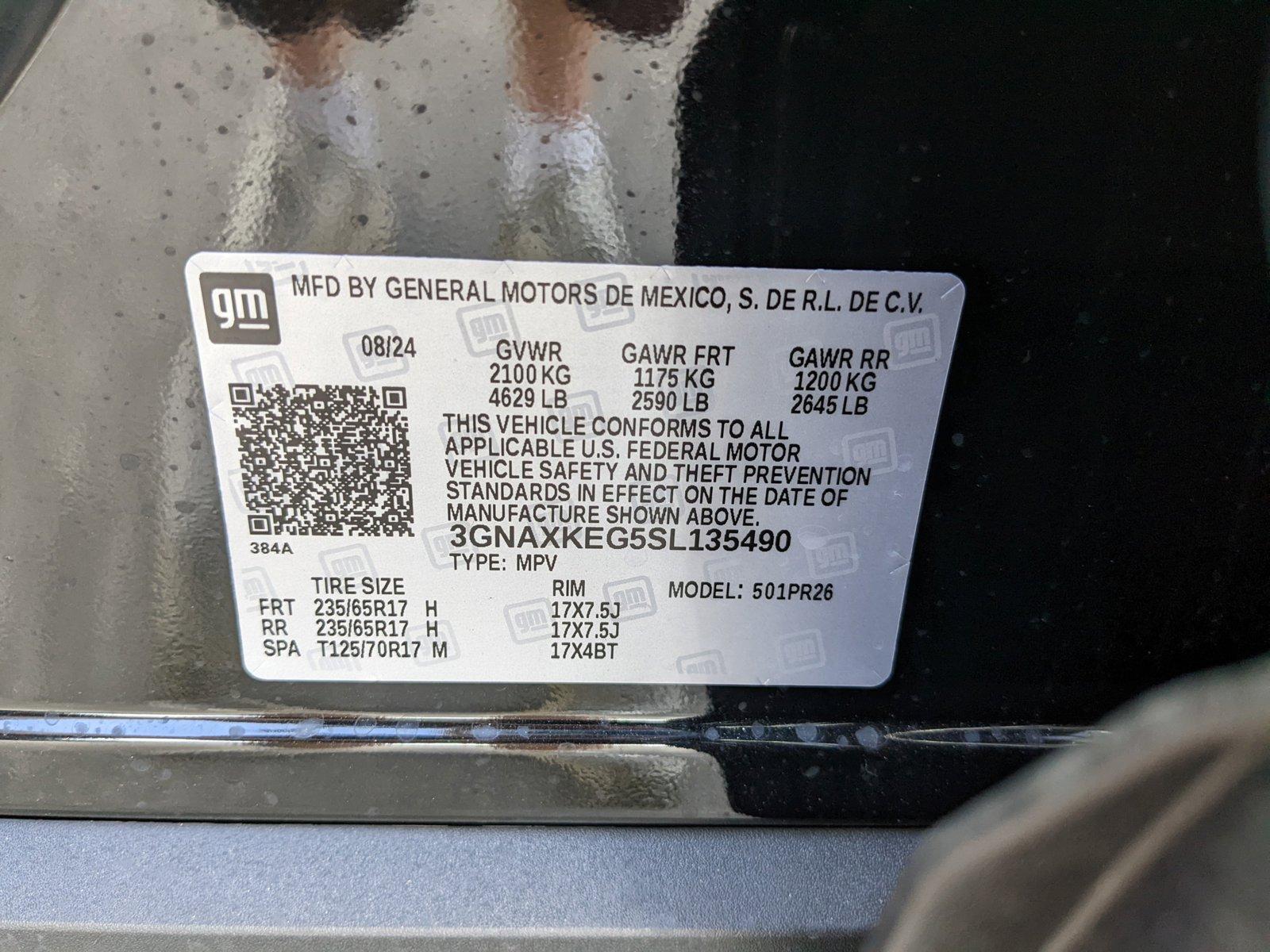 2025 Chevrolet Equinox Vehicle Photo in ORLANDO, FL 32808-7998