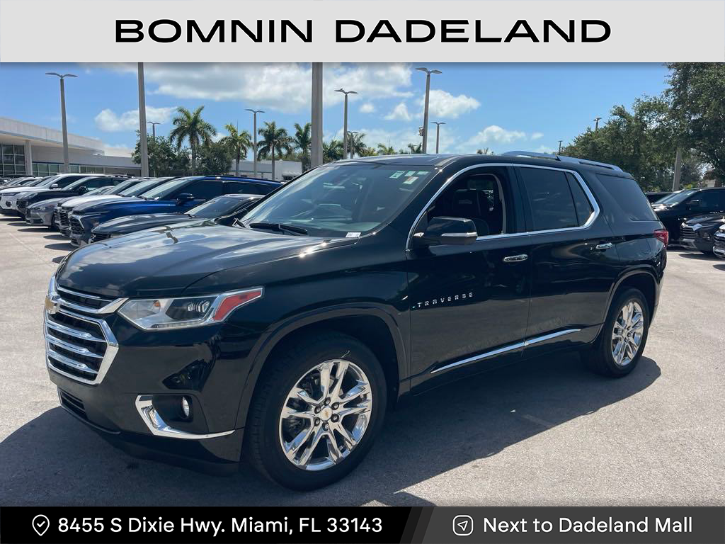 Used 2021 Chevrolet Traverse High Country with VIN 1GNERNKW9MJ237801 for sale in Miami, FL