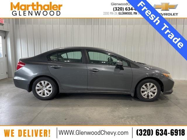 2012 Honda Civic Sdn Vehicle Photo in GLENWOOD, MN 56334-1123