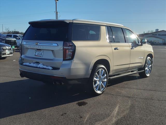 Used 2021 Chevrolet Suburban High Country with VIN 1GNSKGKLXMR132193 for sale in Foley, MN