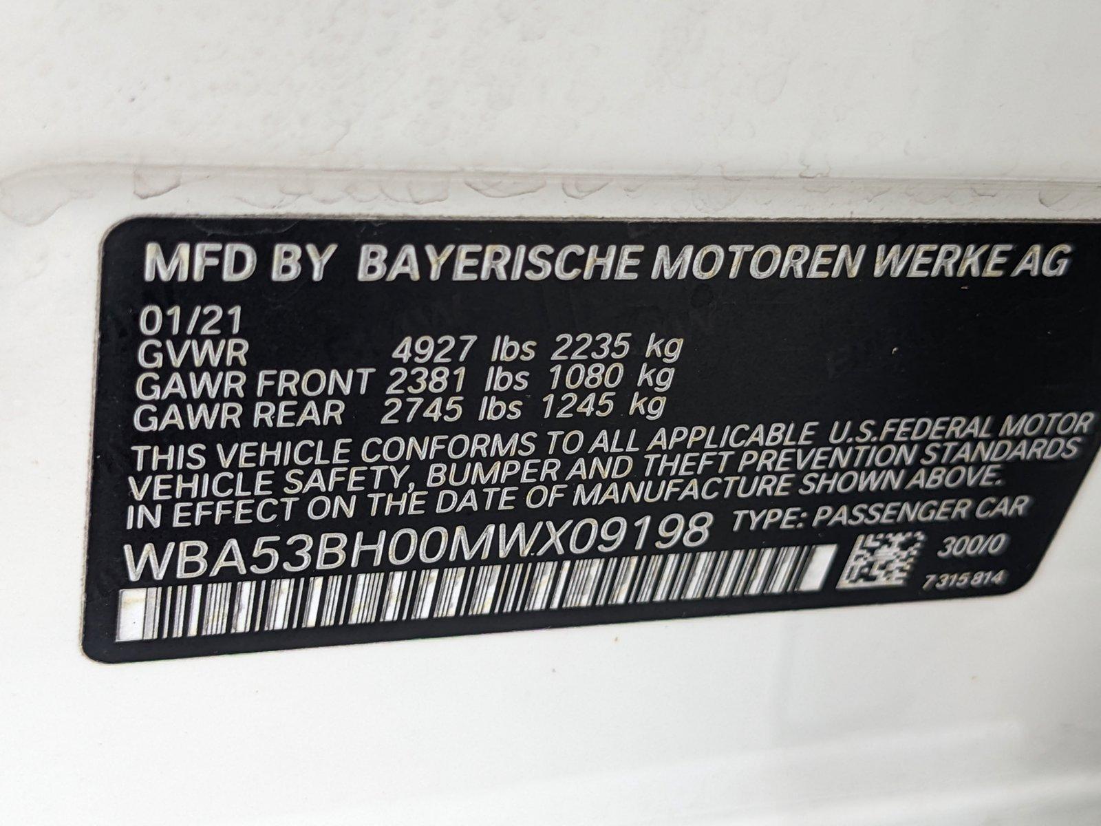 2021 BMW 5 Series Vehicle Photo in MIAMI, FL 33172-3015