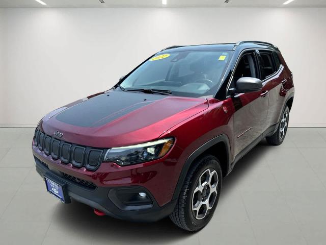 Used 2022 Jeep Compass Trailhawk with VIN 3C4NJDDB8NT141012 for sale in Dartmouth, MA