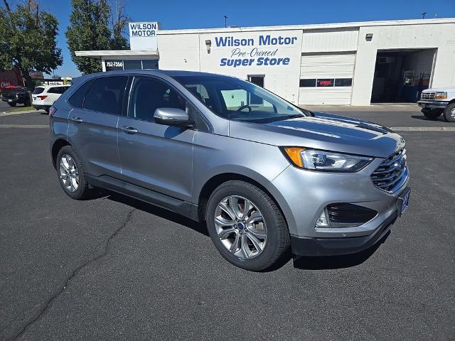 Used 2021 Ford Edge Titanium with VIN 2FMPK4K96MBA27392 for sale in Logan, UT