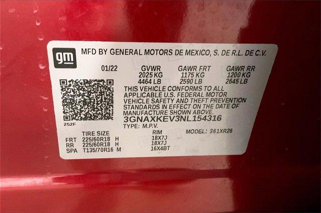 2022 Chevrolet Equinox Vehicle Photo in INDEPENDENCE, MO 64055-1314