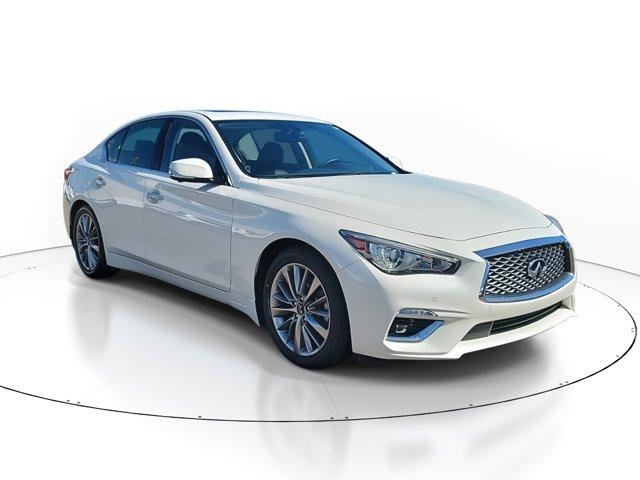 Certified 2023 INFINITI Q50 LUXE with VIN JN1EV7BP9PM512713 for sale in Tampa, FL