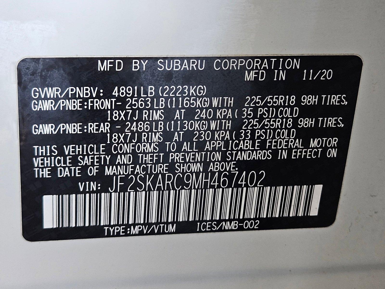 2021 Subaru Forester Vehicle Photo in Henderson, NV 89014