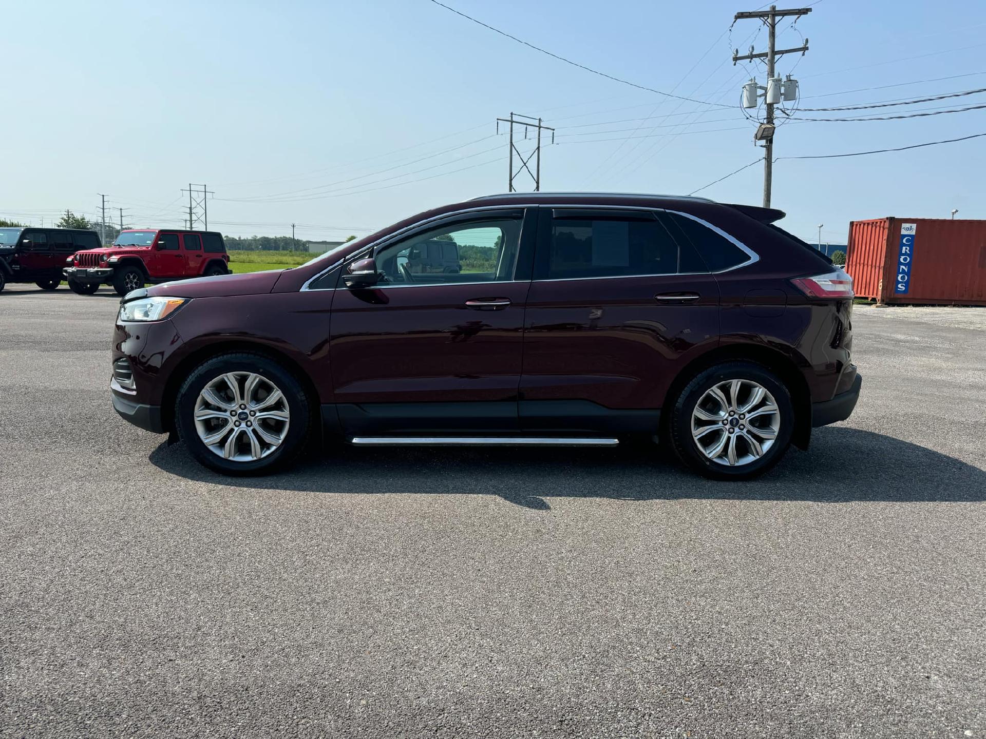 Used 2019 Ford Edge Titanium with VIN 2FMPK4K96KBB38568 for sale in Salem, IL