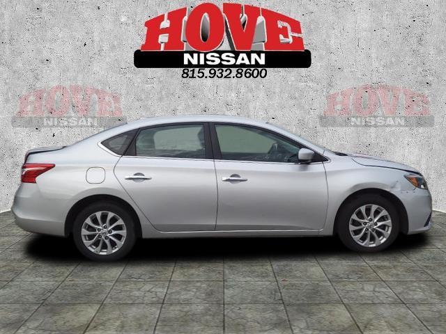 Used 2019 Nissan Sentra SV with VIN 3N1AB7AP5KL615056 for sale in Bourbonnais, IL