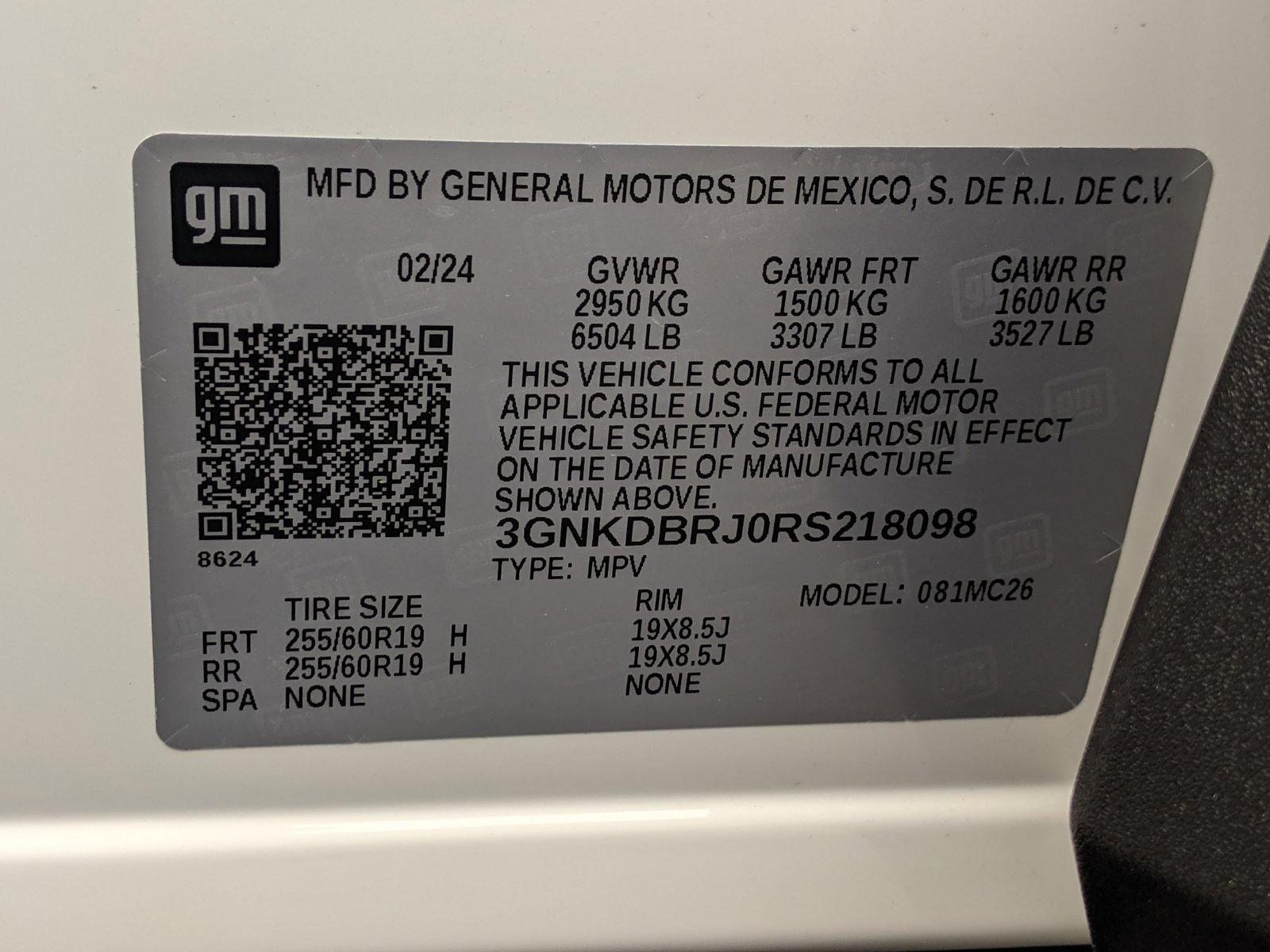 2024 Chevrolet Blazer EV Vehicle Photo in VALENCIA, CA 91355-1705