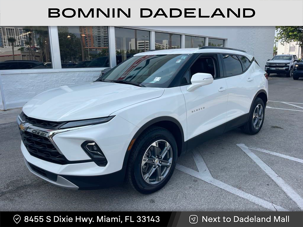 Used 2024 Chevrolet Blazer 3LT with VIN 3GNKBDRS8RS179626 for sale in Miami, FL