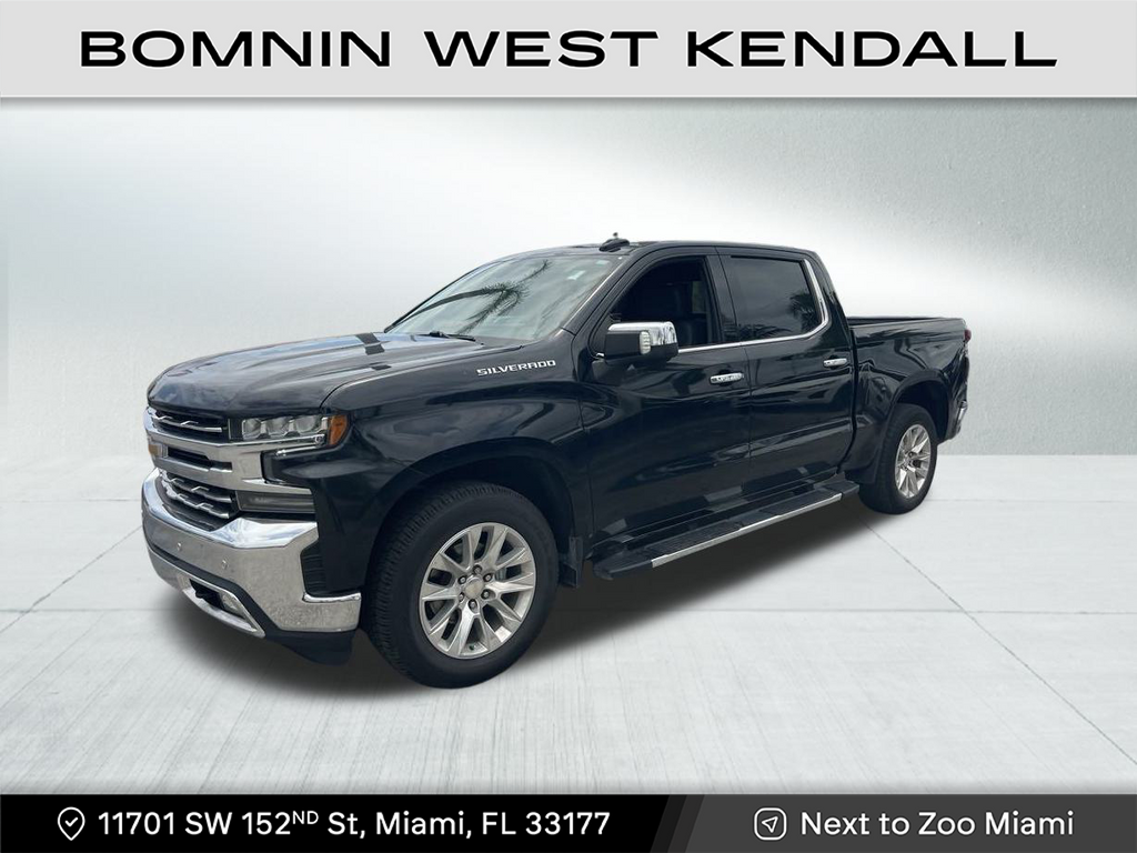 Used 2021 Chevrolet Silverado 1500 LTZ with VIN 1GCPWEED2MZ427493 for sale in Miami, FL