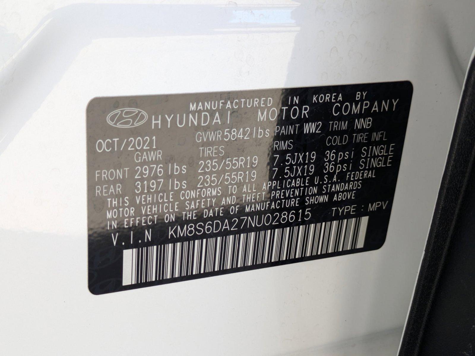 2022 Hyundai SANTA FE Plug-In Hybrid Vehicle Photo in Tustin, CA 92782