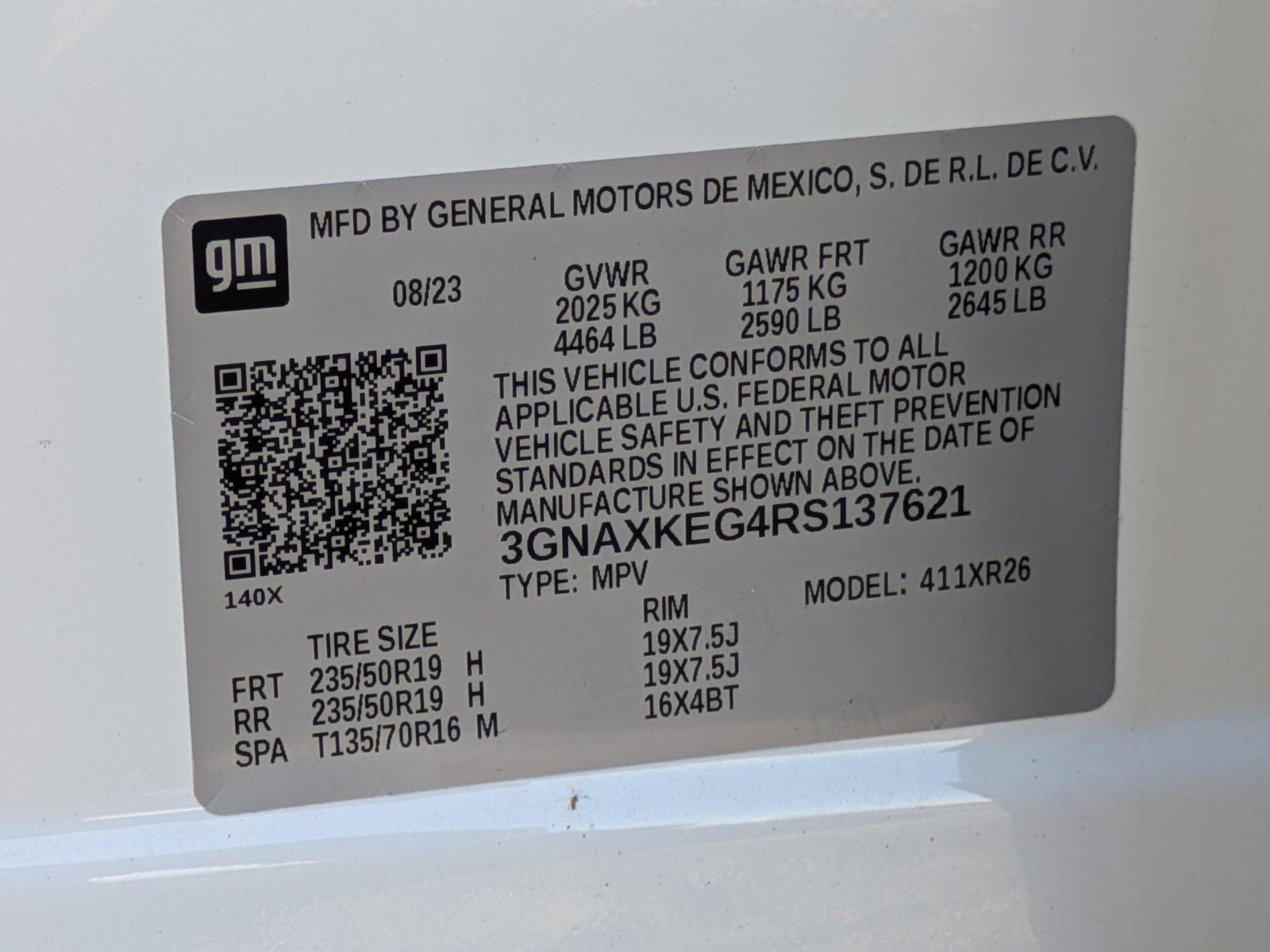 2024 Chevrolet Equinox Vehicle Photo in ORLANDO, FL 32808-7998