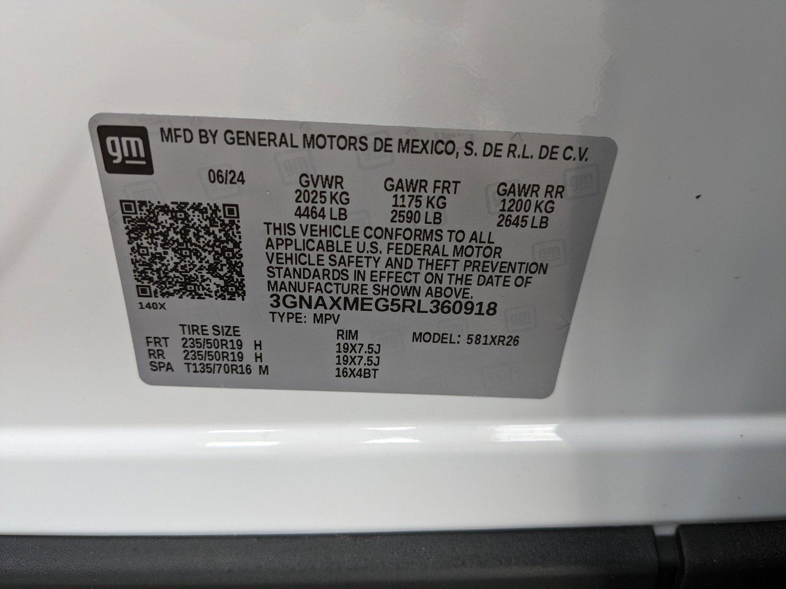 2024 Chevrolet Equinox Vehicle Photo in ORLANDO, FL 32808-7998