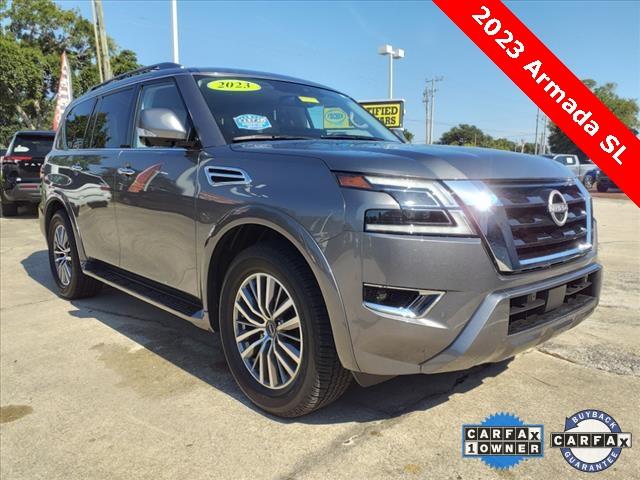 Certified 2023 Nissan Armada SL with VIN JN8AY2BC0P9184592 for sale in Titusville, FL