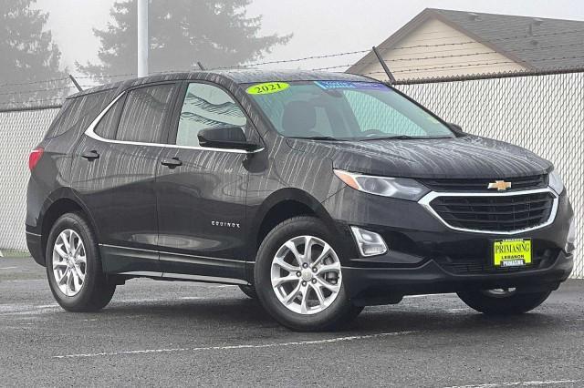 Used 2021 Chevrolet Equinox LT with VIN 2GNAXUEV6M6147701 for sale in Lebanon, OR