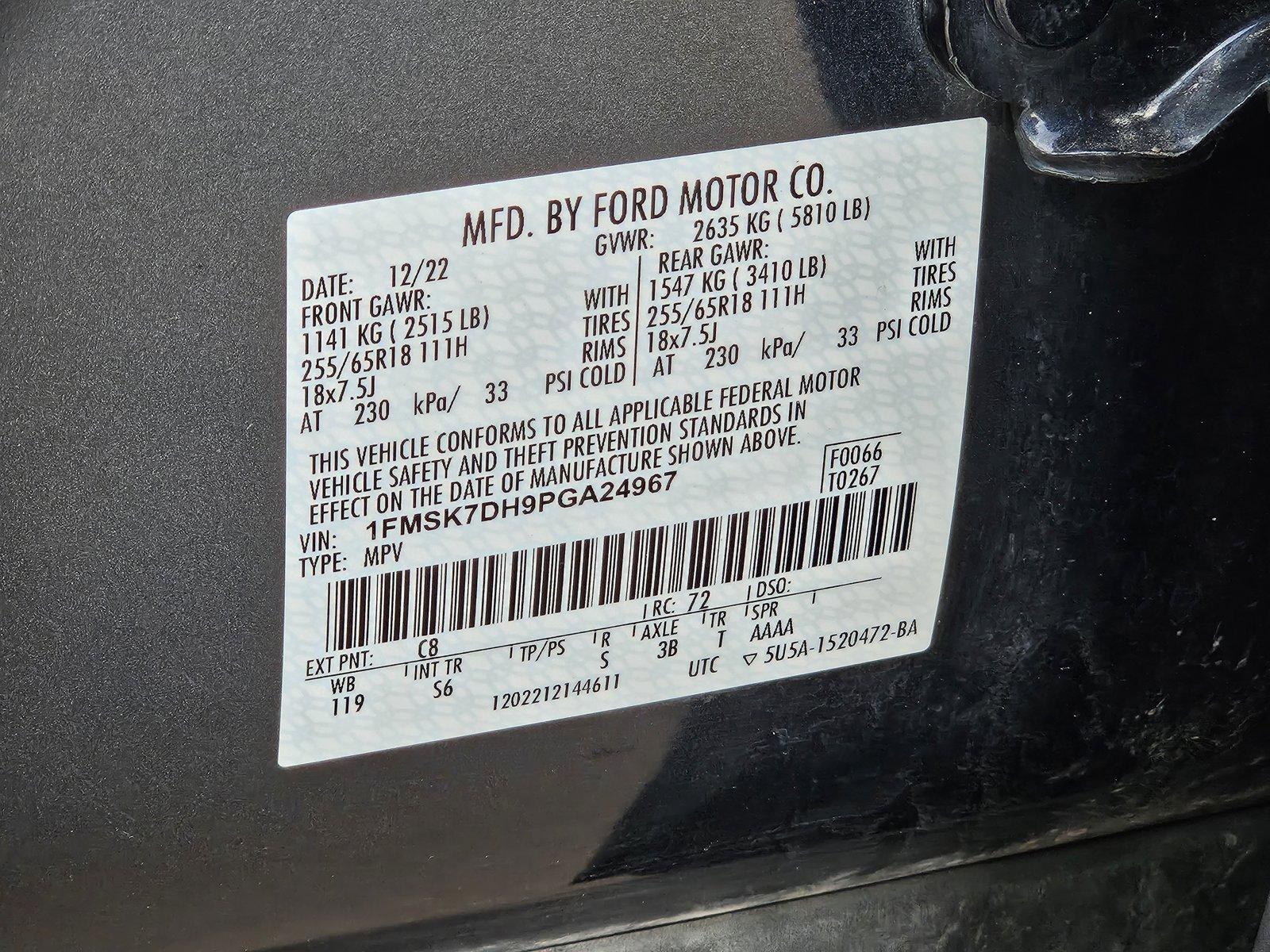 2023 Ford Explorer Vehicle Photo in AMARILLO, TX 79103-4111