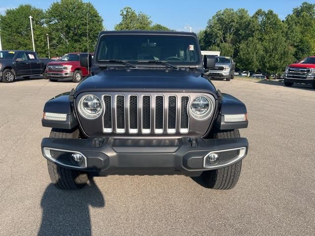 Used 2018 Jeep All-New Wrangler Unlimited Sahara with VIN 1C4HJXEG2JW165500 for sale in Bloomington, IN