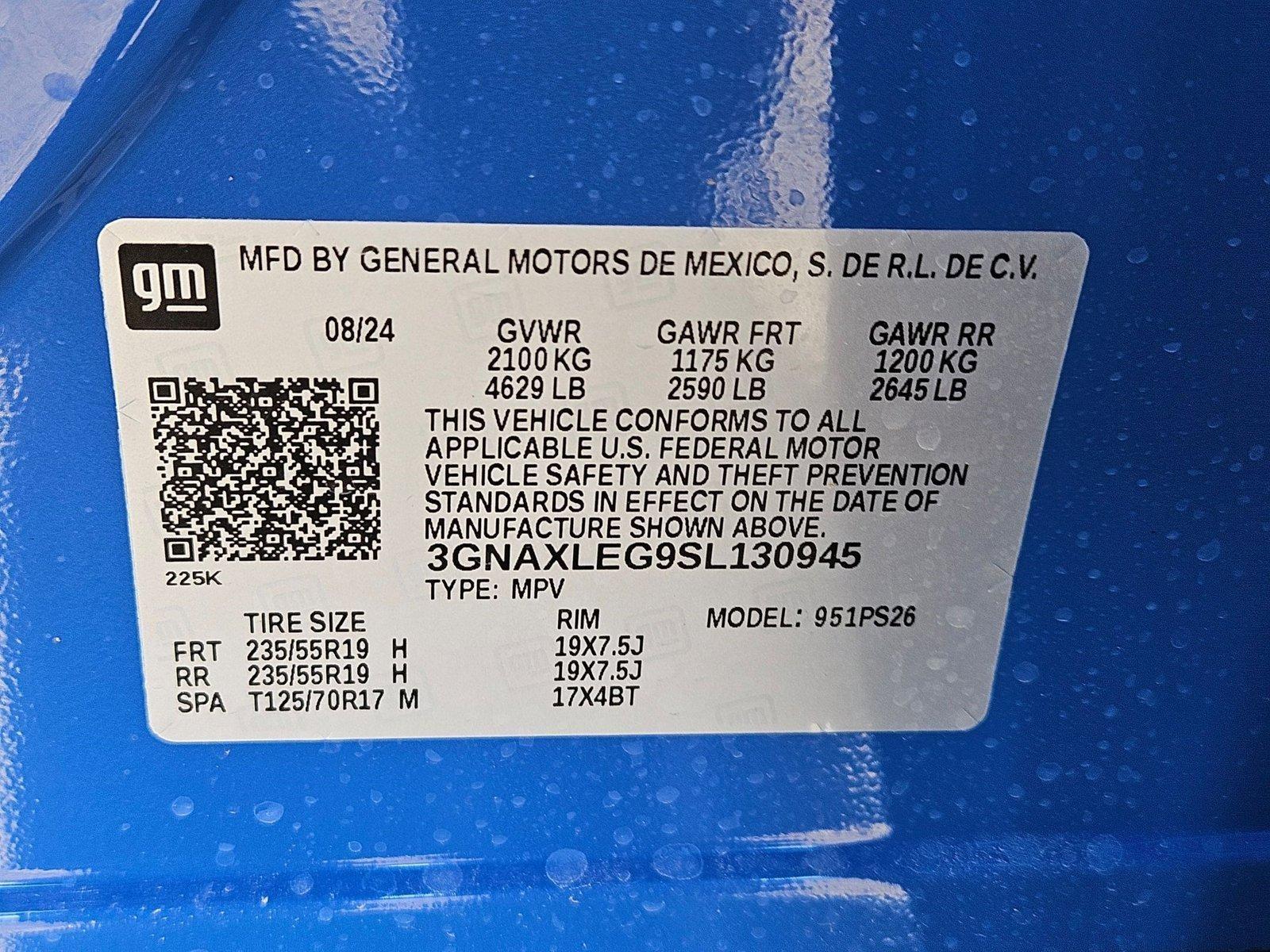 2025 Chevrolet Equinox Vehicle Photo in PEORIA, AZ 85382-3715