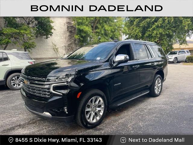 Used 2021 Chevrolet Tahoe Premier with VIN 1GNSCSKD7MR158971 for sale in Miami, FL