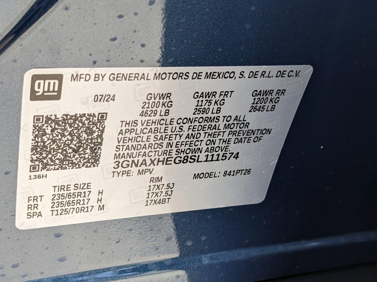 2025 Chevrolet Equinox Vehicle Photo in MIAMI, FL 33172-3015