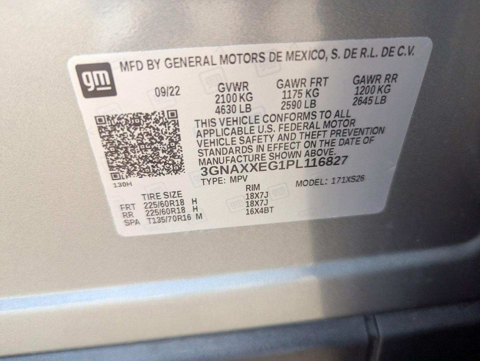 2023 Chevrolet Equinox Vehicle Photo in CORPUS CHRISTI, TX 78412-4902