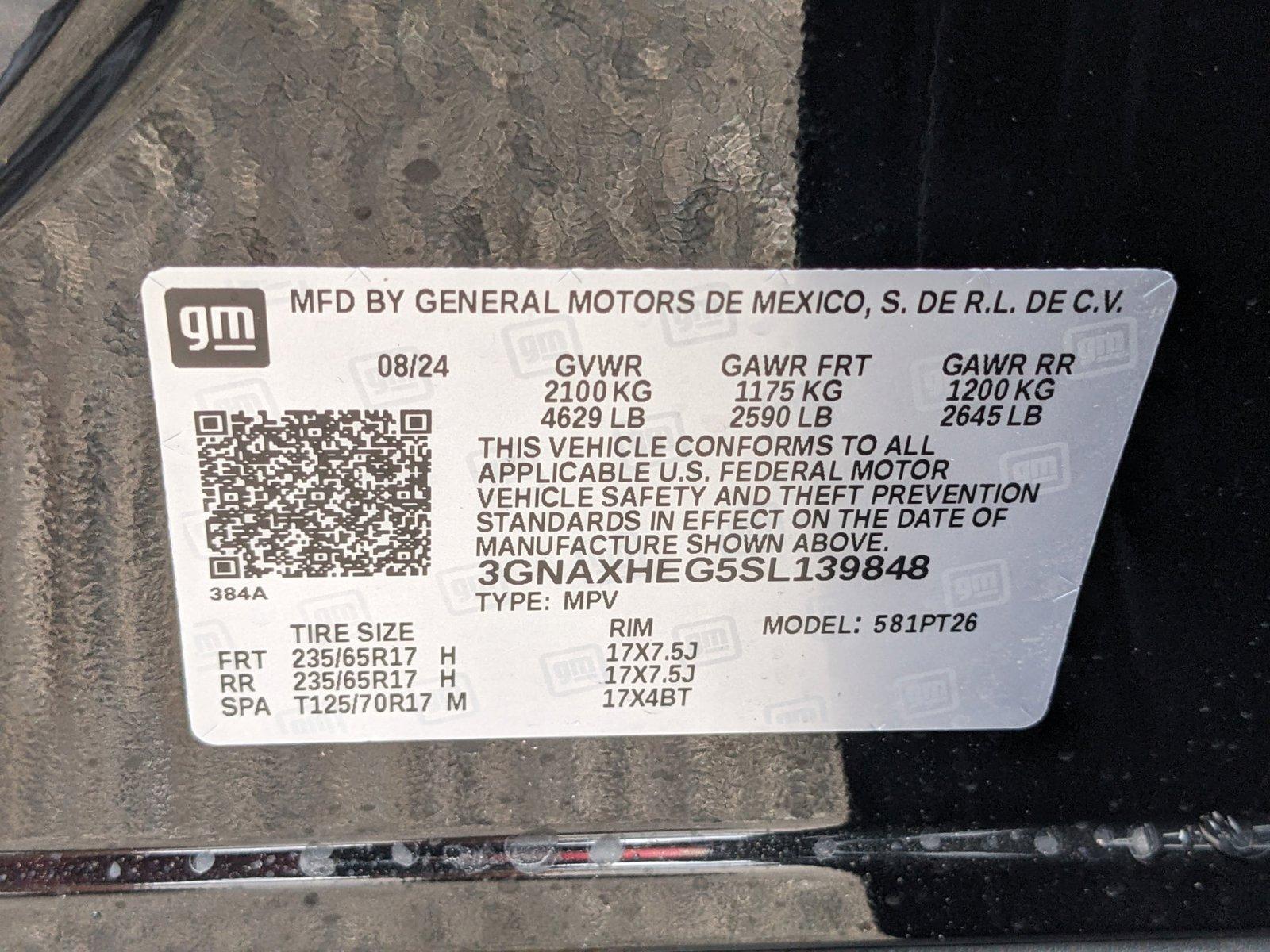 2025 Chevrolet Equinox Vehicle Photo in GREENACRES, FL 33463-3207