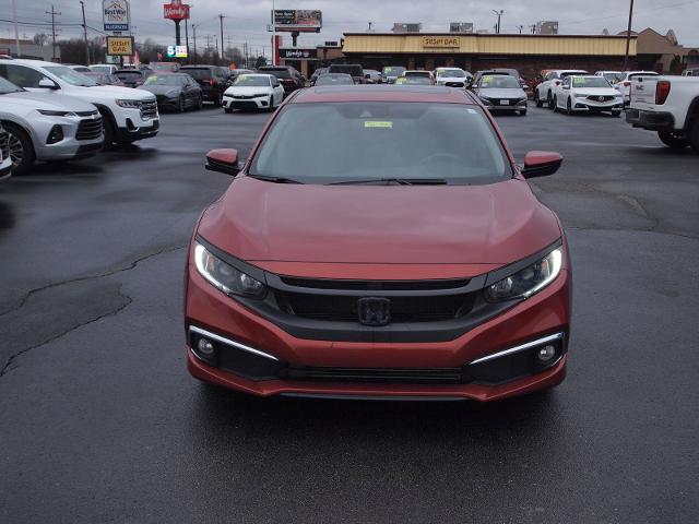 Used 2021 Honda Civic EX with VIN 2HGFC1F35MH704027 for sale in Madison, IN