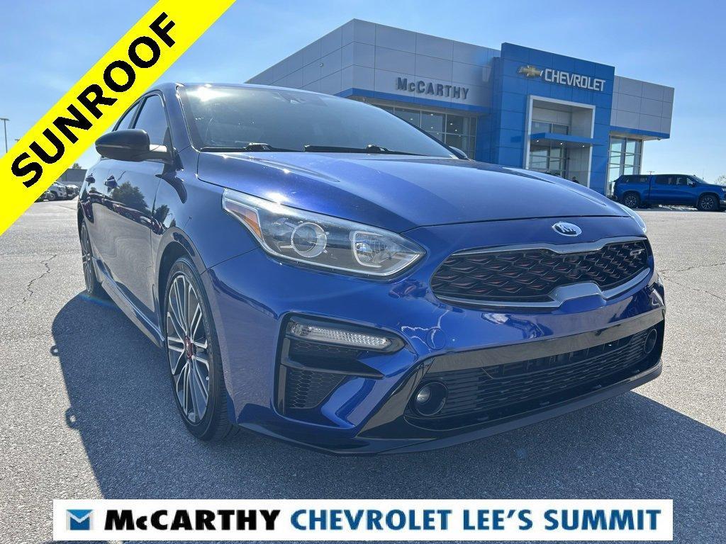 Used 2021 Kia Forte GT with VIN 3KPF44AC4ME338545 for sale in Kansas City