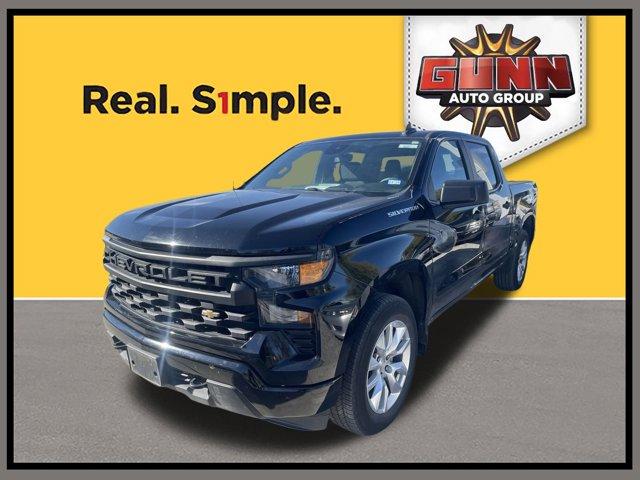 Used 2022 Chevrolet Silverado 1500 Custom with VIN 3GCPABEK6NG501544 for sale in Selma, TX