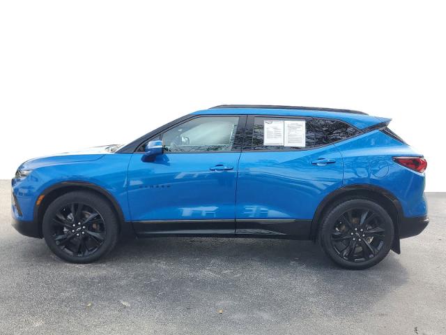 Used 2021 Chevrolet Blazer RS with VIN 3GNKBKRS3MS532190 for sale in Lighthouse Point, FL