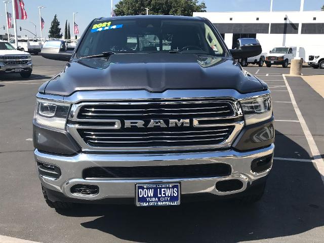 Used 2021 RAM Ram 1500 Pickup Laramie with VIN 1C6SRFRT2MN643254 for sale in Yuba City, CA