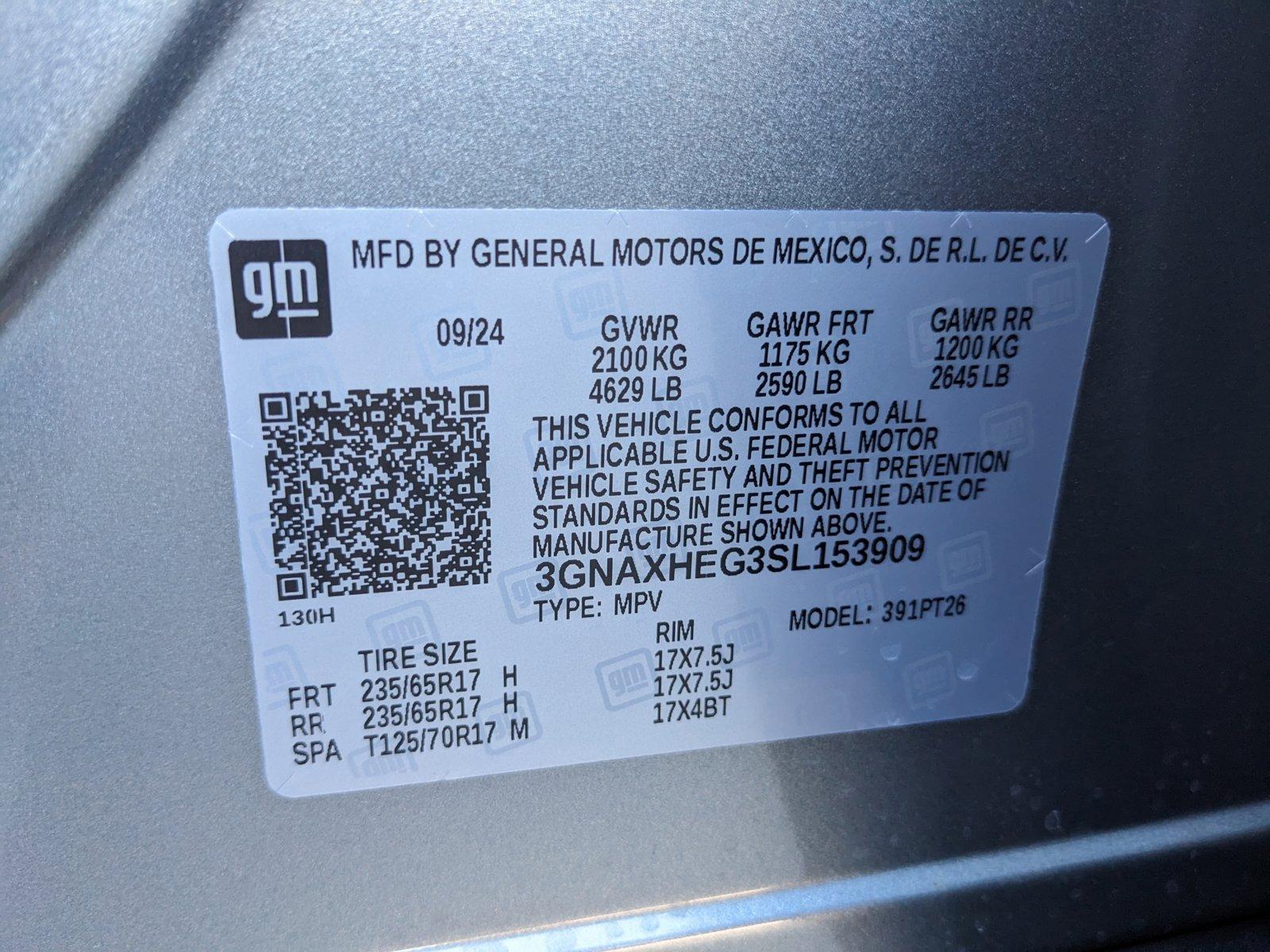 2025 Chevrolet Equinox Vehicle Photo in HOUSTON, TX 77034-5009