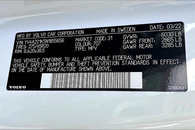 2022 Volvo XC90 Vehicle Photo in Houston, TX 77007