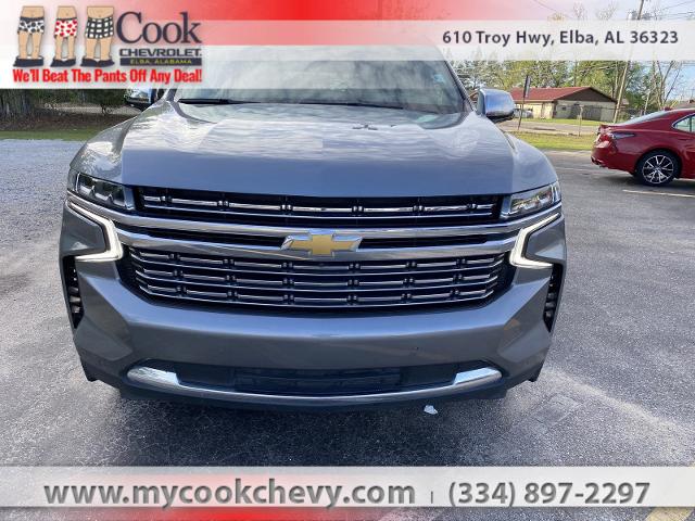 Used 2021 Chevrolet Suburban Premier with VIN 1GNSCFKD9MR338959 for sale in Elba, AL