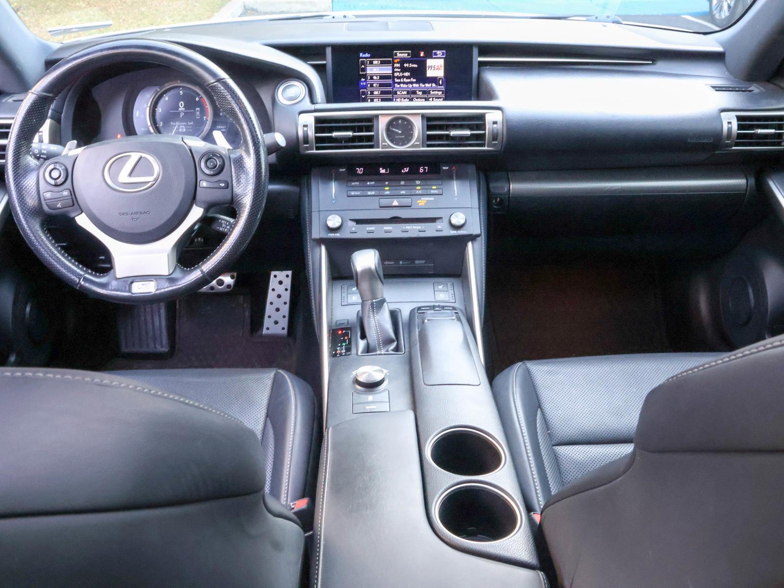 2016 Lexus IS Turbo Vehicle Photo in DALLAS, TX 75209-3095