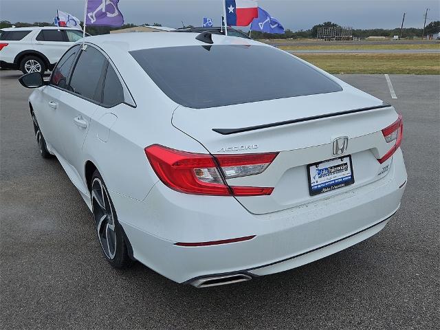 2022 Honda Accord Sedan Vehicle Photo in EASTLAND, TX 76448-3020