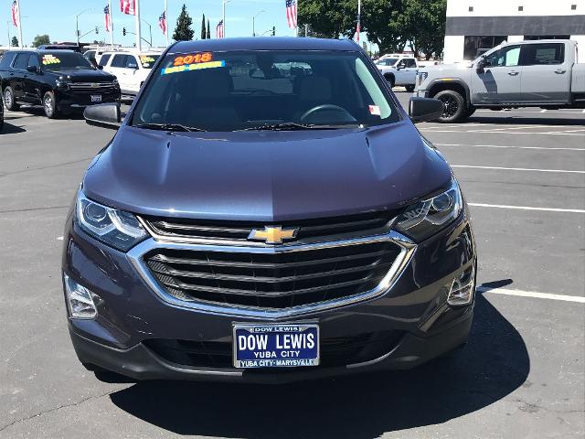 Used 2018 Chevrolet Equinox LS with VIN 3GNAXHEV6JS507652 for sale in Yuba City, CA