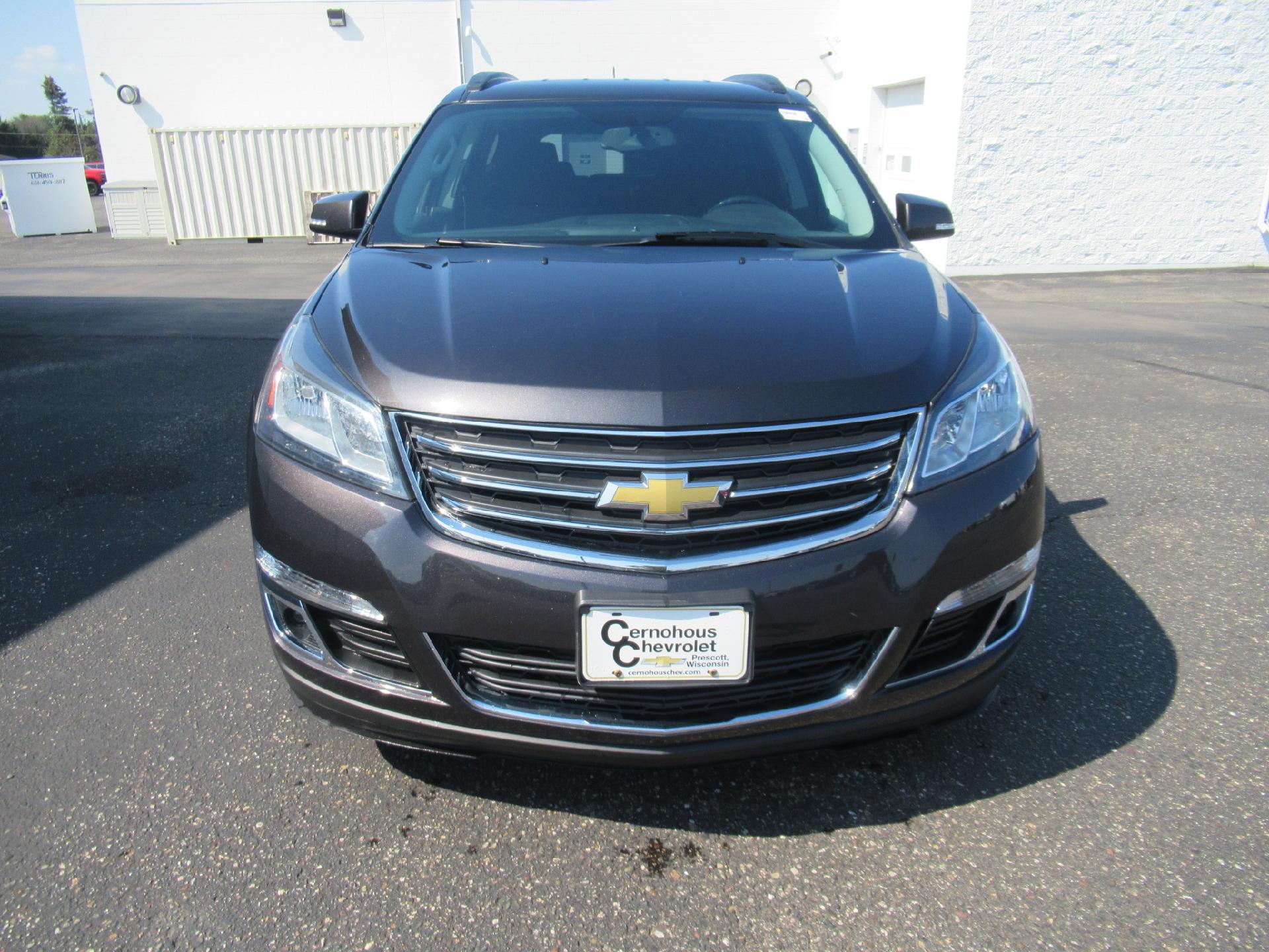 Used 2015 Chevrolet Traverse 1LT with VIN 1GNKVGKD0FJ143818 for sale in Prescott, WI