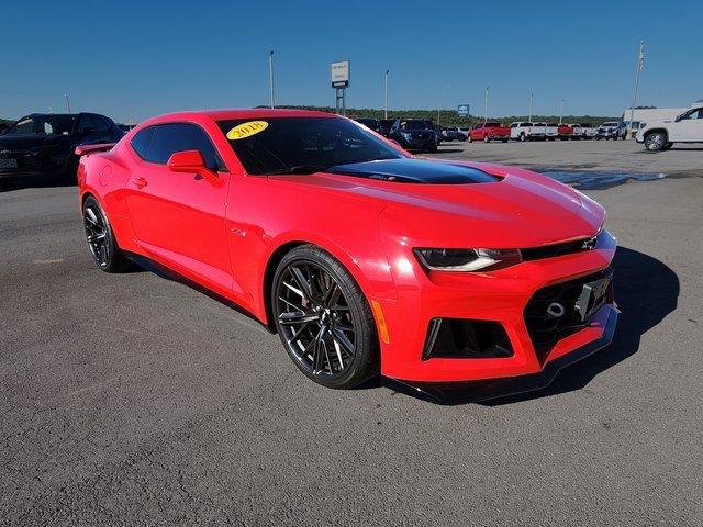 Used 2018 Chevrolet Camaro ZL1 with VIN 1G1FK1R62J0136416 for sale in Baird, TX