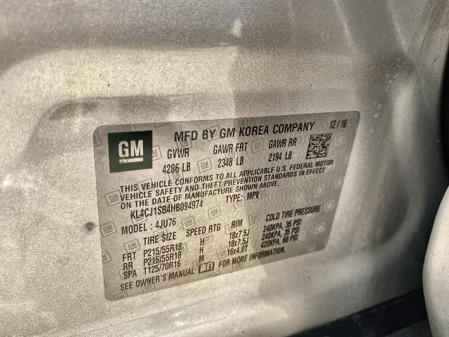 2017 Buick Encore Vehicle Photo in WILLIAMSVILLE, NY 14221-2883