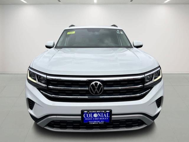 Used 2022 Volkswagen Atlas SE w/Tech with VIN 1V2KR2CA3NC508739 for sale in Fitchburg, MA