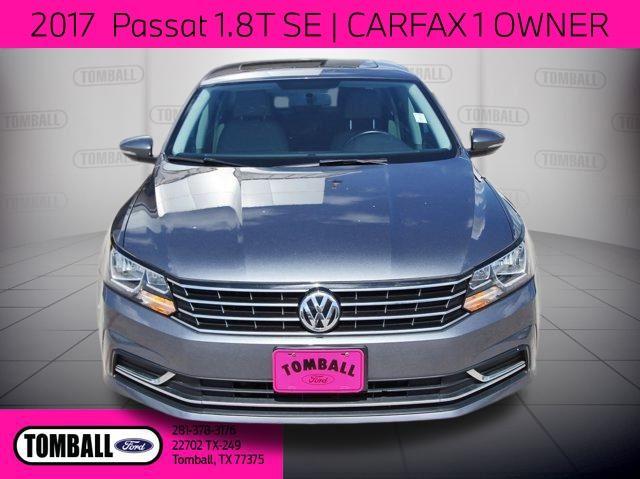 Used 2017 Volkswagen Passat SE with VIN 1VWBT7A37HC054582 for sale in Tomball, TX