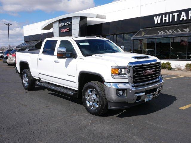 Used 2018 GMC Sierra 3500HD SLT with VIN 1GT42XCY6JF159514 for sale in Forest Lake, Minnesota