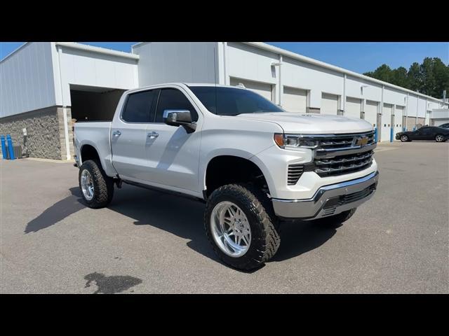 Used 2023 Chevrolet Silverado 1500 LTZ with VIN 1GCUDGEL1PZ141022 for sale in Sanford, NC