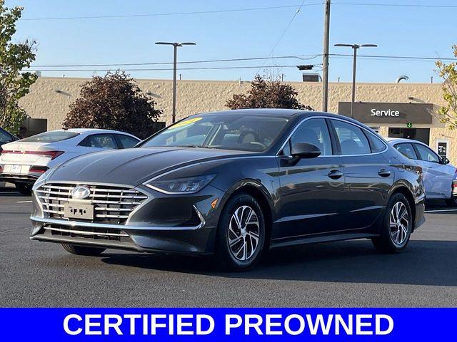 2021 Hyundai SONATA Hybrid Vehicle Photo in Highland, IN 46322-2506