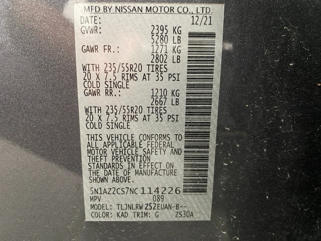 2022 Nissan Murano Vehicle Photo in Appleton, WI 54913